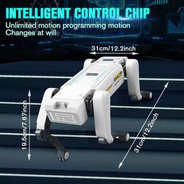 Intelligenter Roboterhund mit Sprachdialog & App