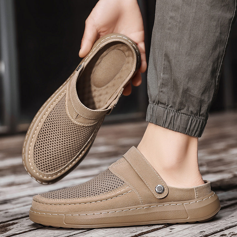 Herren Mesh-Sandalen mit Hohl-Design