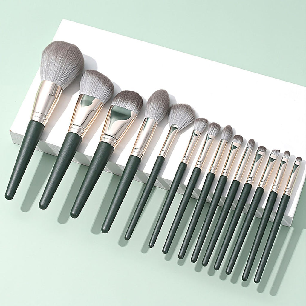 Green Cloud 14 Make-up Pinsel-Set – Bild 1 | LuxeStyle