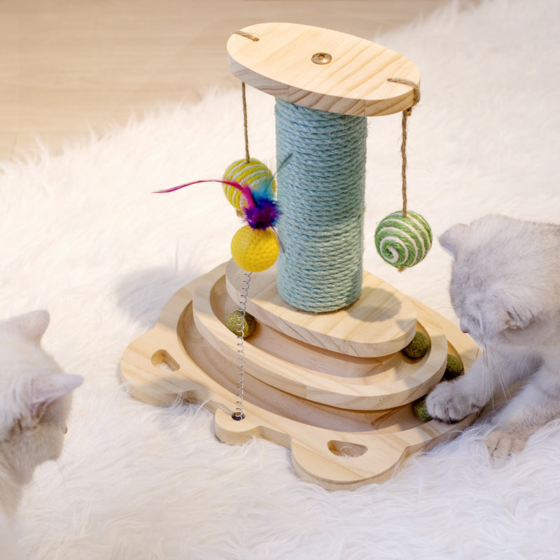 Interaktives Katzen-Labyrinth mit Kratzbrett – Bild 6 | LuxeStyle