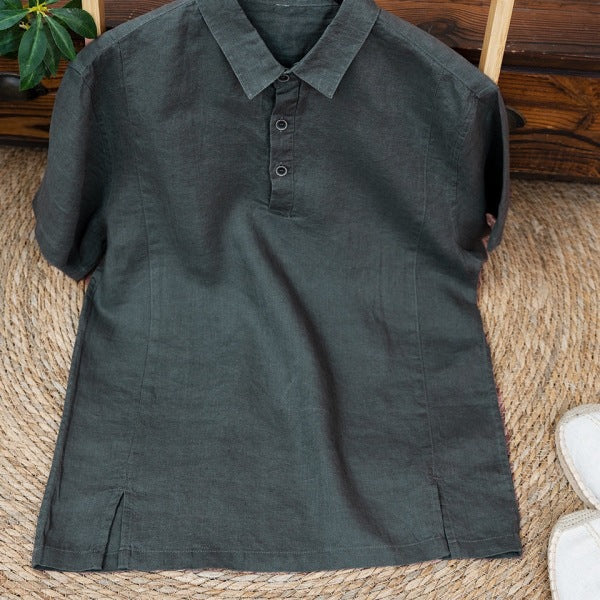 Leichter Sommer-Shirt aus Leinen