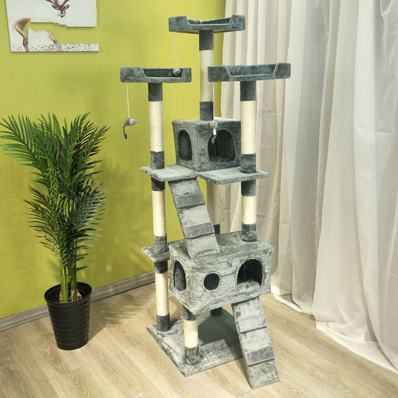 Katzen-Kratzbaum mit mehreren Ebenen