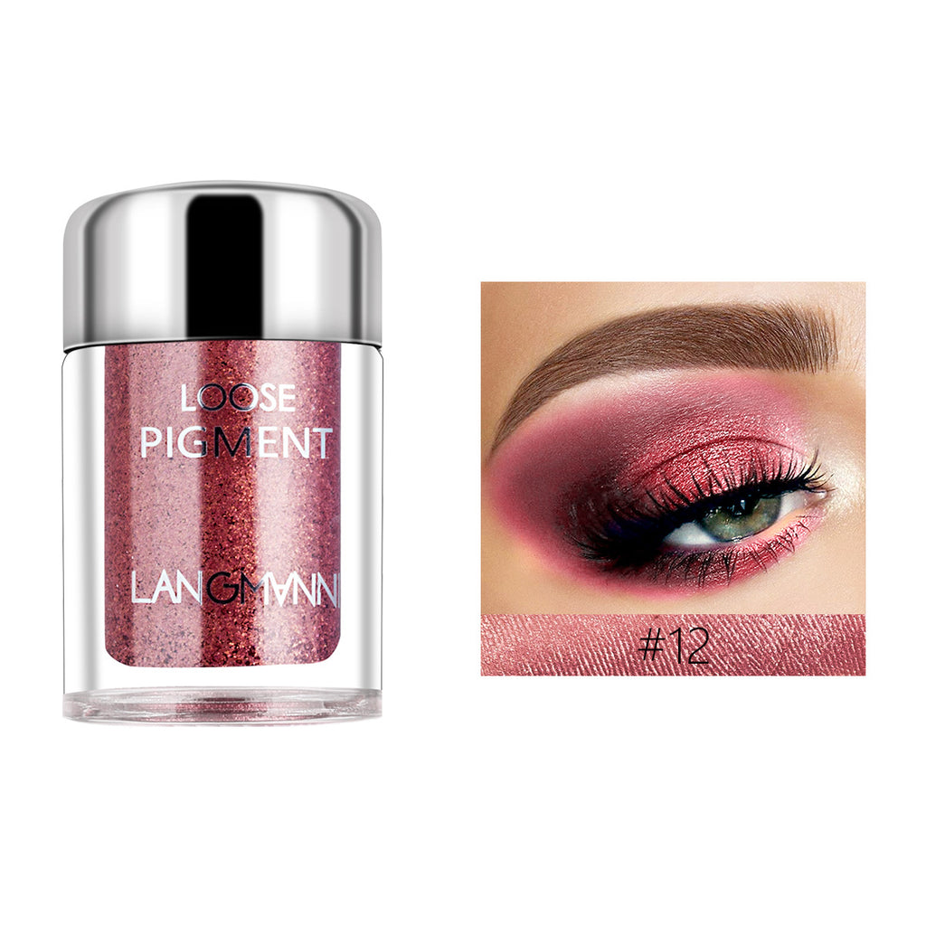Perlglänzendes Lidschatten-Set mit Diamantglitzer – Bild 3 | LuxeStyle
