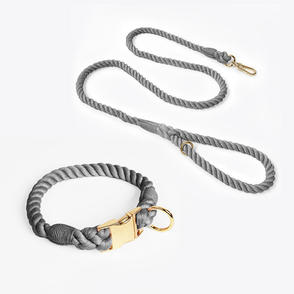 Geflochtenes Baumwollhalsband für Haustiere – Bild 2 | LuxeStyle
