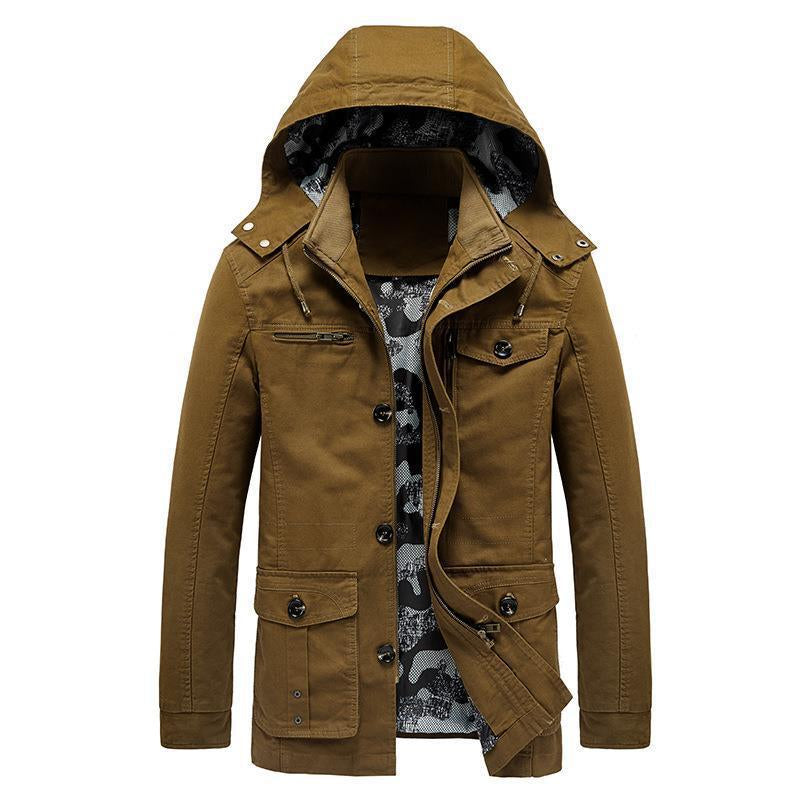Trenchcoat für Herren, mittellang, Slim-Fit – Bild 4 | LuxeStyle