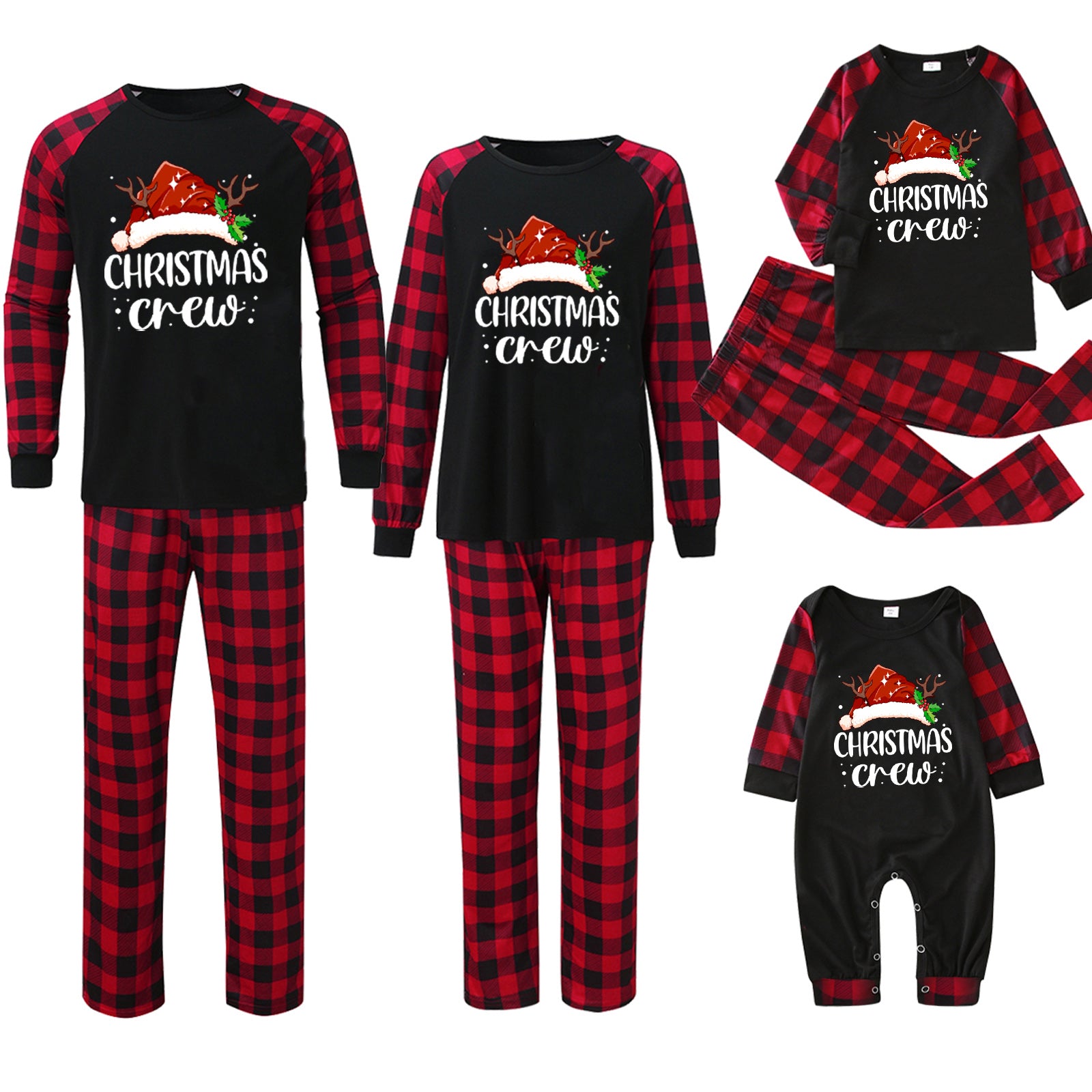 Weihnachts Pyjama-Set für die ganze Familie