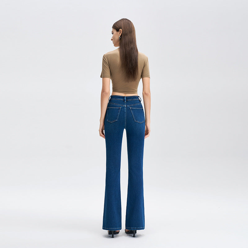 Blaue Bellbottom-Hosen
