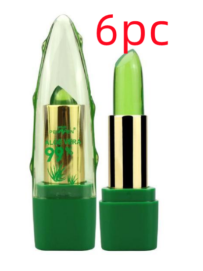 Farbwechselnde Lippenpflege mit Aloe Vera
