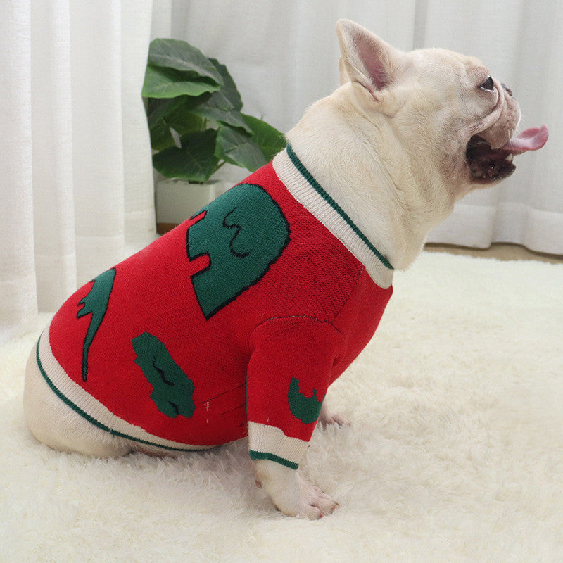 Elefanten-Print Wollpullover für Hunde – Bild 4 | LuxeStyle