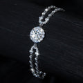 Silberarmband mit Moissanit-Besatz – Bild 2 | LuxeStyle