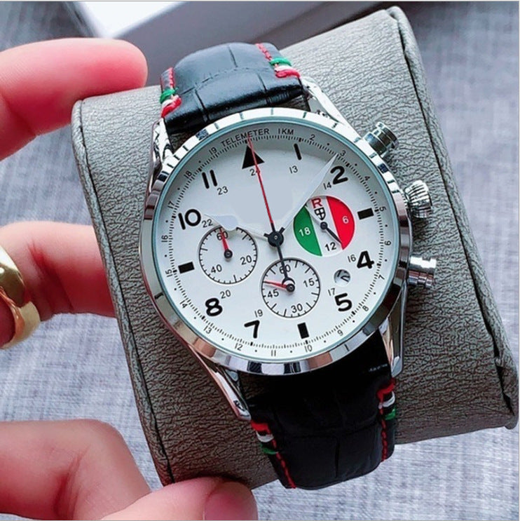Business Herren Quarzuhr Lederarmband | LuxeStyle