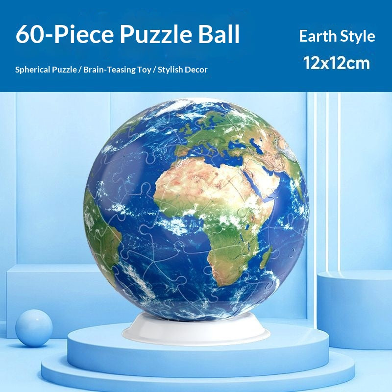 3D-Kugel-Puzzle Weihnachtsanhänger – 60 Teile – Bild 8 | LuxeStyle