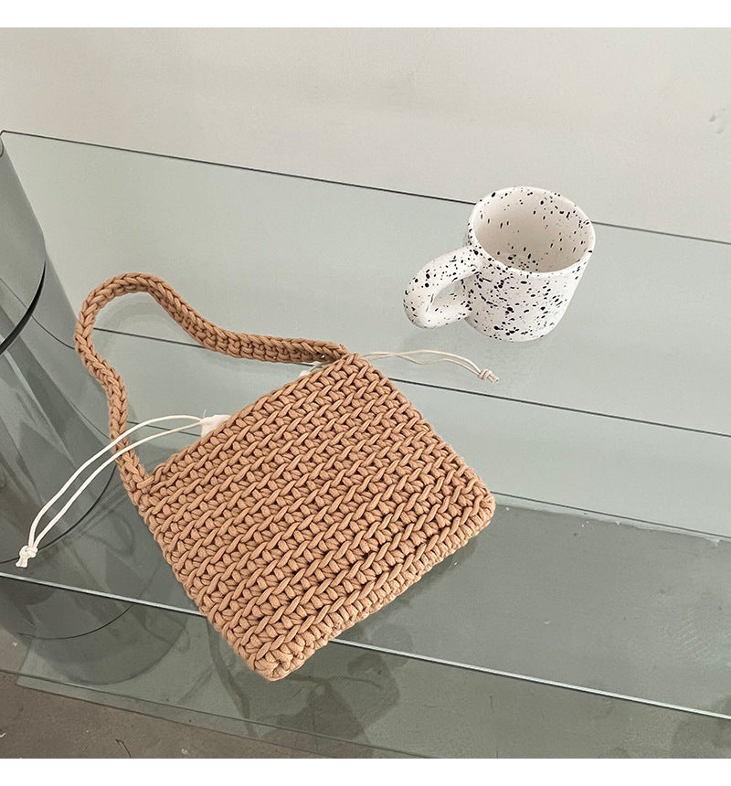 Handgewobene Strand-Umhängetasche – Bild 14 | LuxeStyle