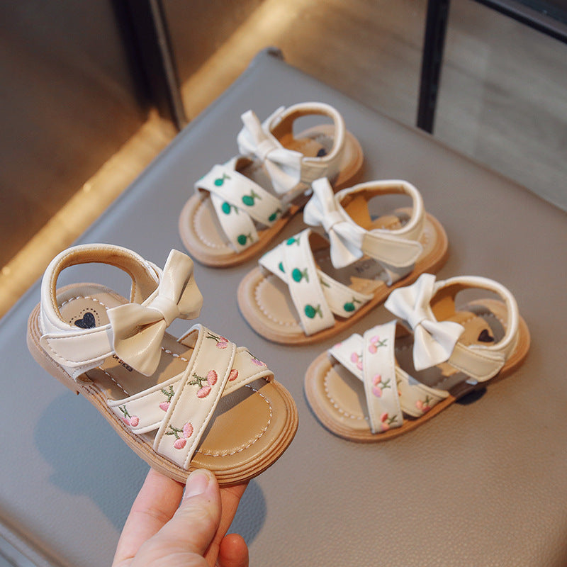 Prinzessinnenschuhe mit weicher Sohle und besticktem Obermaterial
