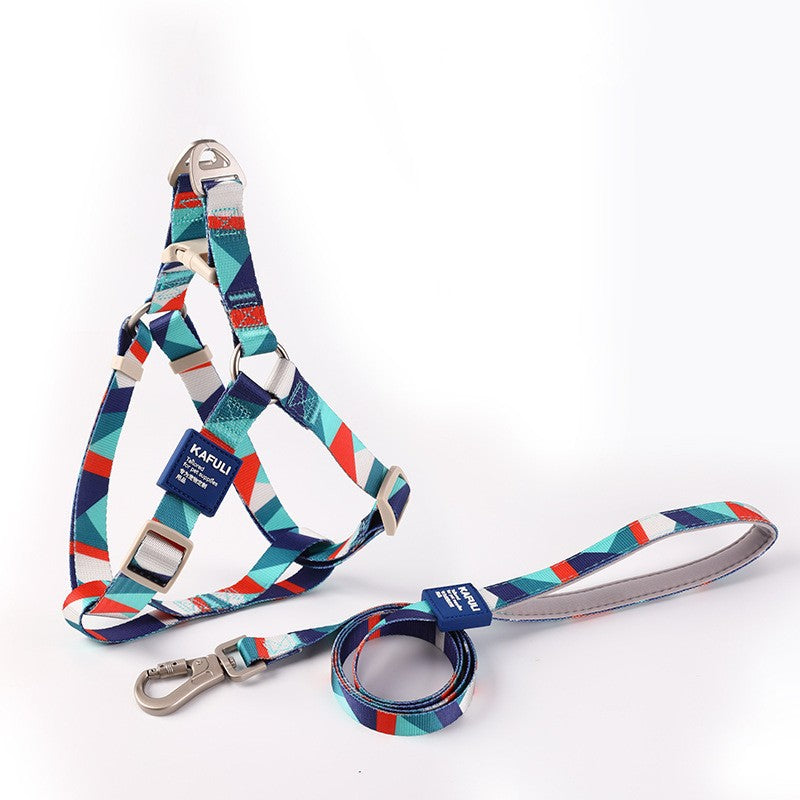 Hundegeschirr mit Leine, bedruckt – Bild 7 | LuxeStyle