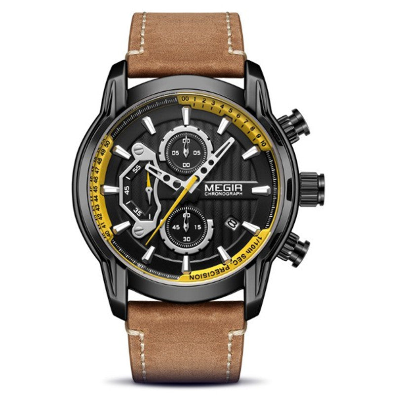 Multifunktions-Chronograph Sport Quarz-Herrenuhr – Bild 4 | LuxeStyle