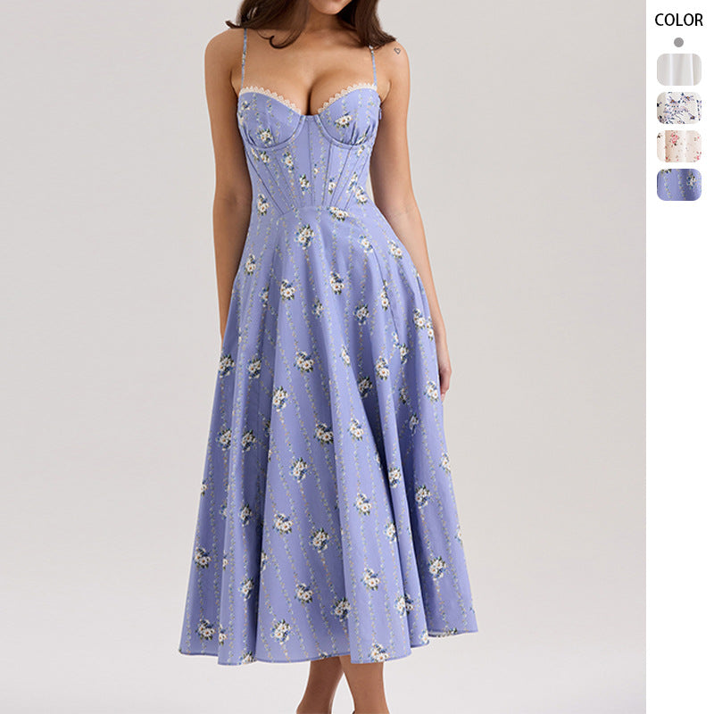 Ätherisches Blumenkleid für Damen – Bild 4 | LuxeStyle