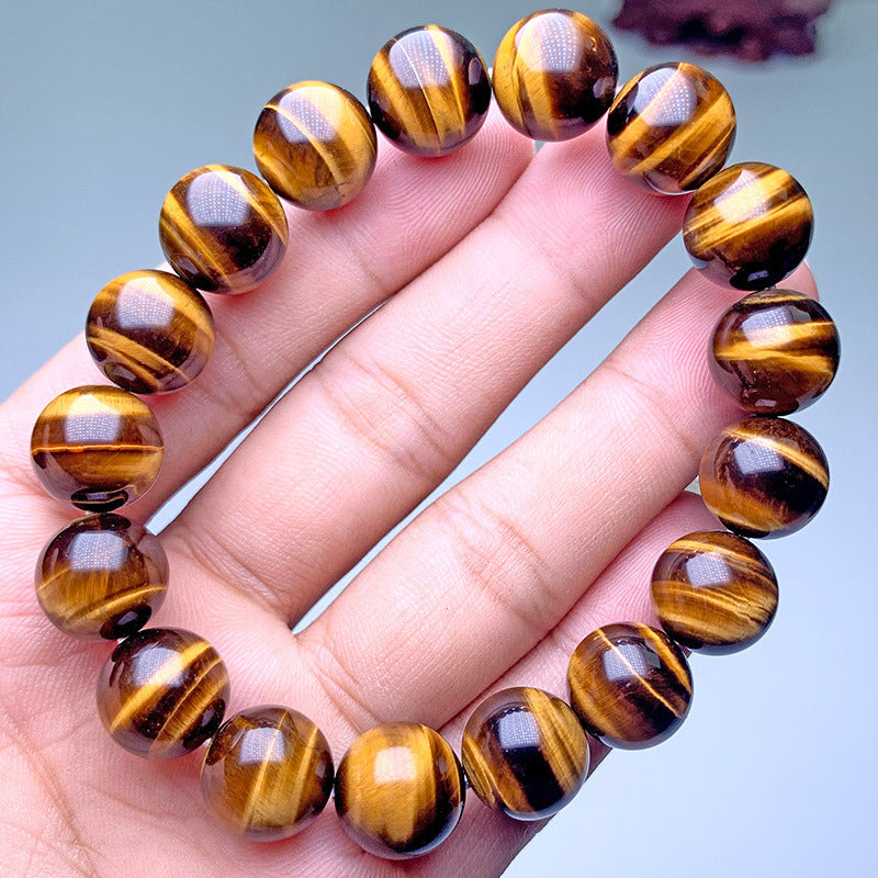 Tigerauge-Armband Natur Gelb – Bild 5 | LuxeStyle