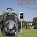 Anti-Theft USB-Laptop-Rucksack mit Schultergurten
