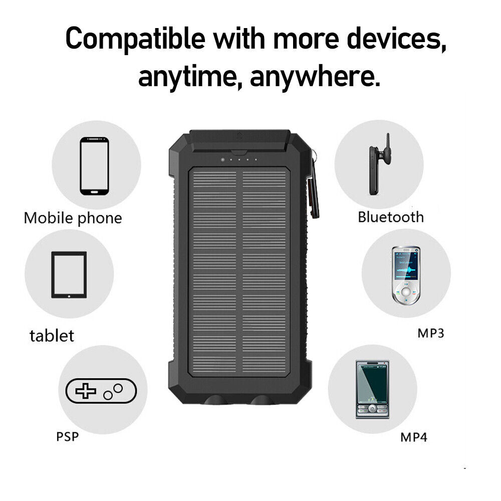 Solar Powerbank 10’000 mAh, wasserdicht