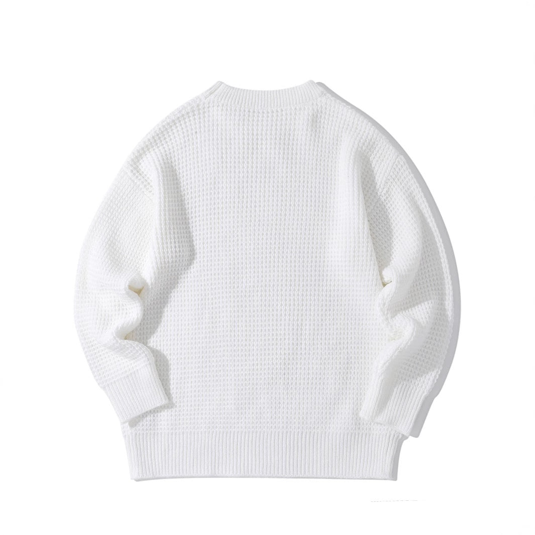 Herren-Modischer Langarm-Strickpullover