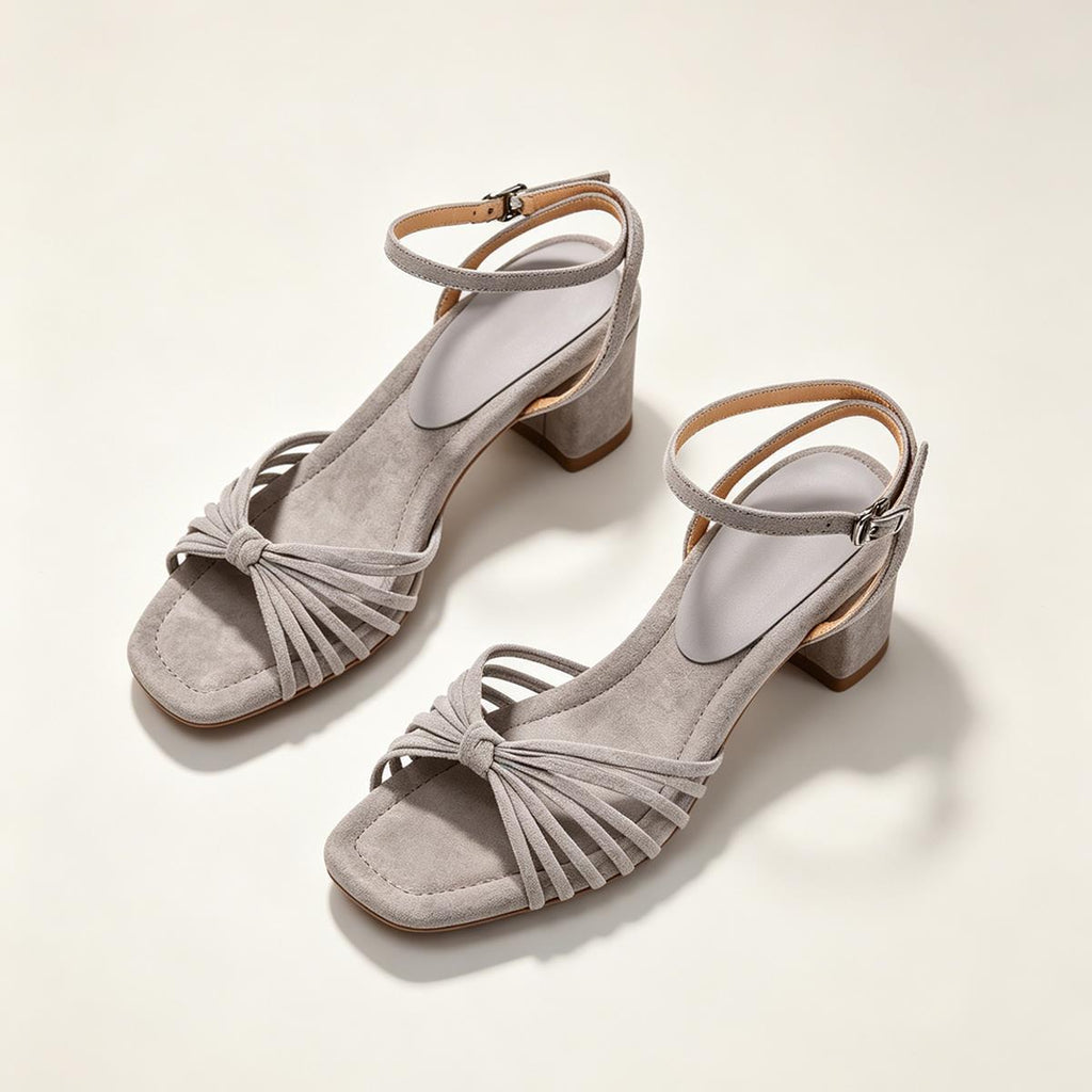 Römer Sandalen mit Chunky-Absatz