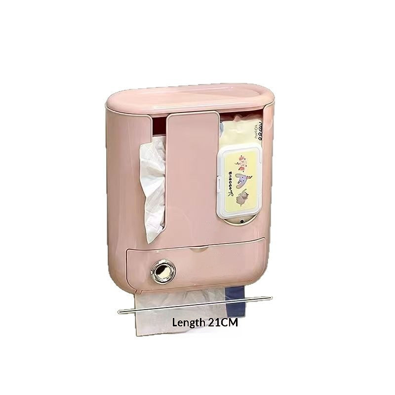 Wandhalterung 3-in-1 Taschentuch- und Aufbewahrungsbox – Bild 7 | LuxeStyle