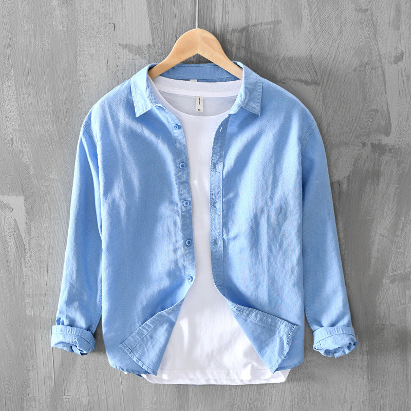 Langärmliges Baumwoll‑Linien‑Shirt – Bild 2 | LuxeStyle