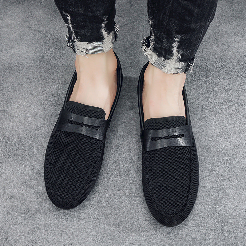 Herren Sommer Slip-On Mesh Freizeitschuhe
