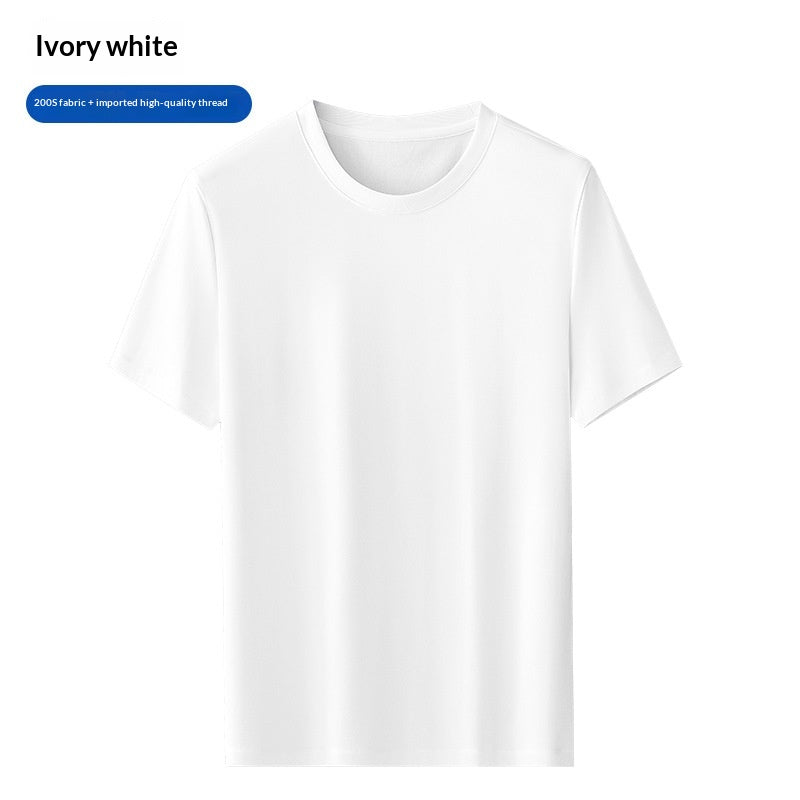 Herren Sommer T-Shirt aus merzerisierter Baumwolle
