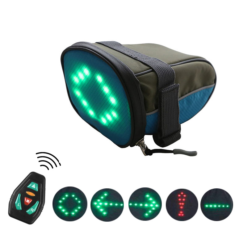 LED-Fahrradtasche mit Fernbedienung