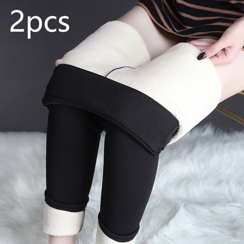 Warme Lammkaschmir Leggings für den Winter