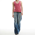 Gerade Jeans mit Farbverlauf