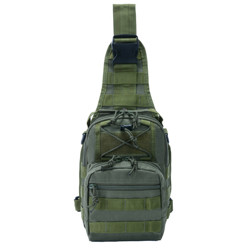 Oxford-Leinen Camouflage Schultertasche – Bild 7 | LuxeStyle