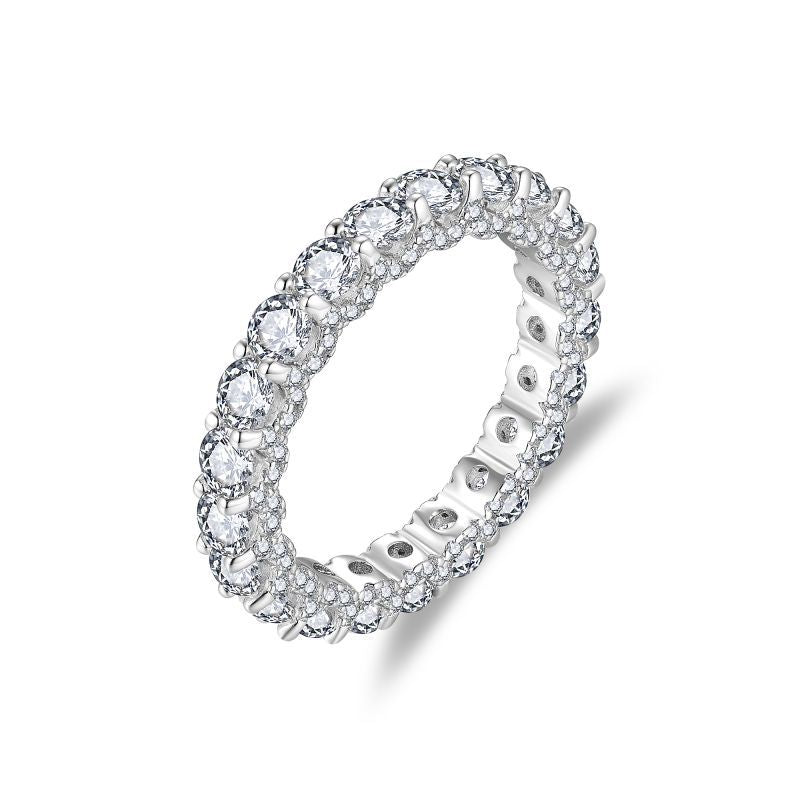 Mozanit Platin Damenring – Bild 4 | LuxeStyle