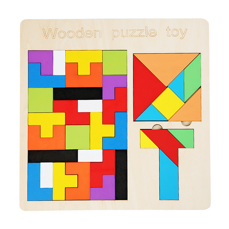 Magnetisches Holzpuzzle für Kinder – Bild 5 | LuxeStyle