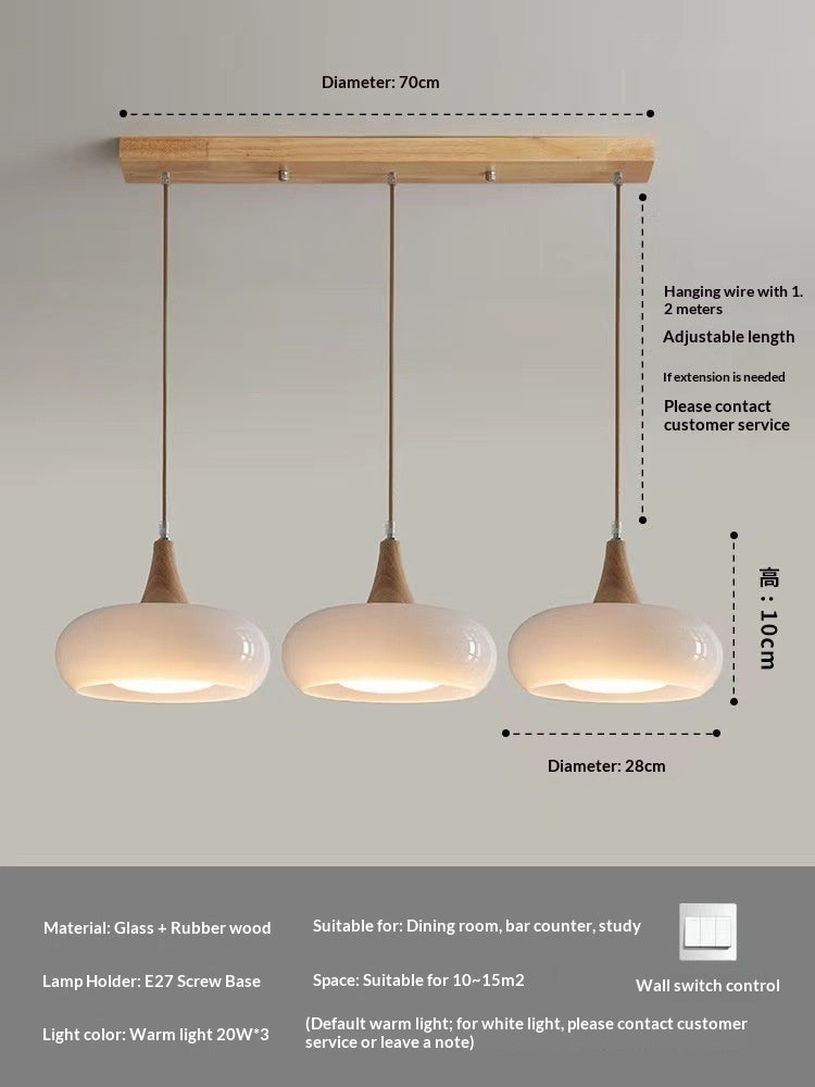 Retro Bauhaus Glaslampe