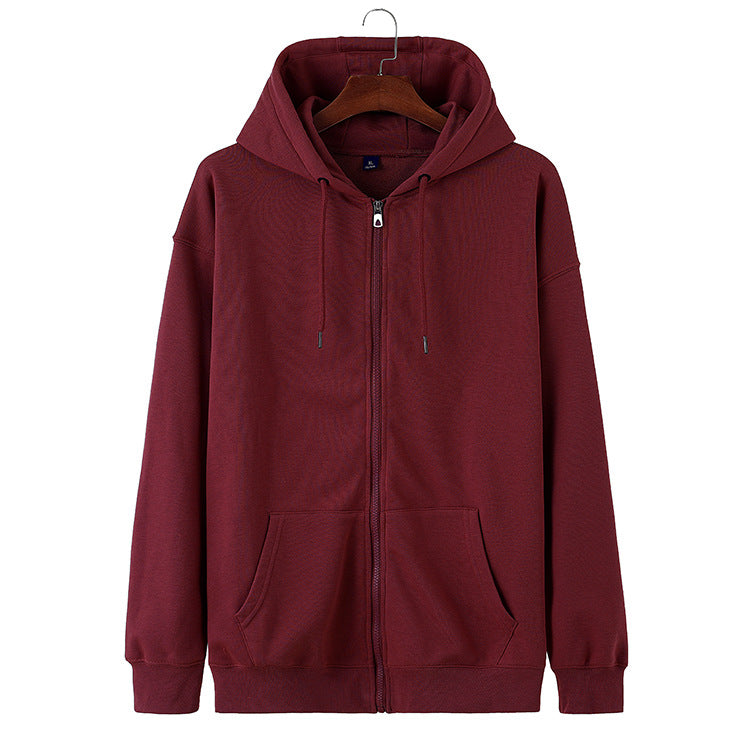 Kapuzen-Sweatshirt aus Frottee mit Reissverschluss