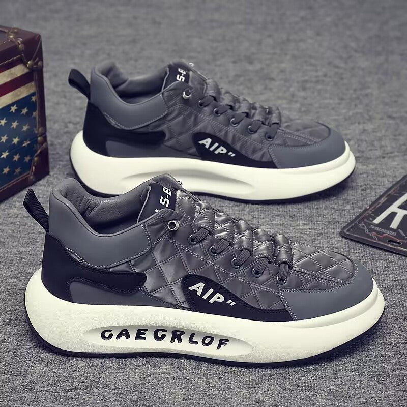 Plattform Sneaker für Herren – mittelhoher Absatz – Bild 5 | LuxeStyle
