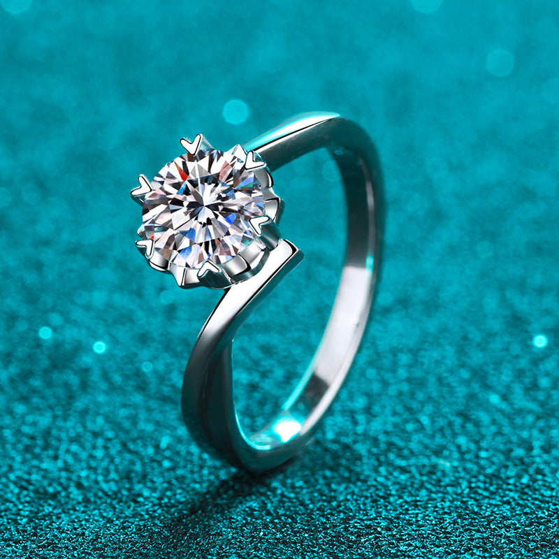 Herz-Ring aus 925 Sterling Silber