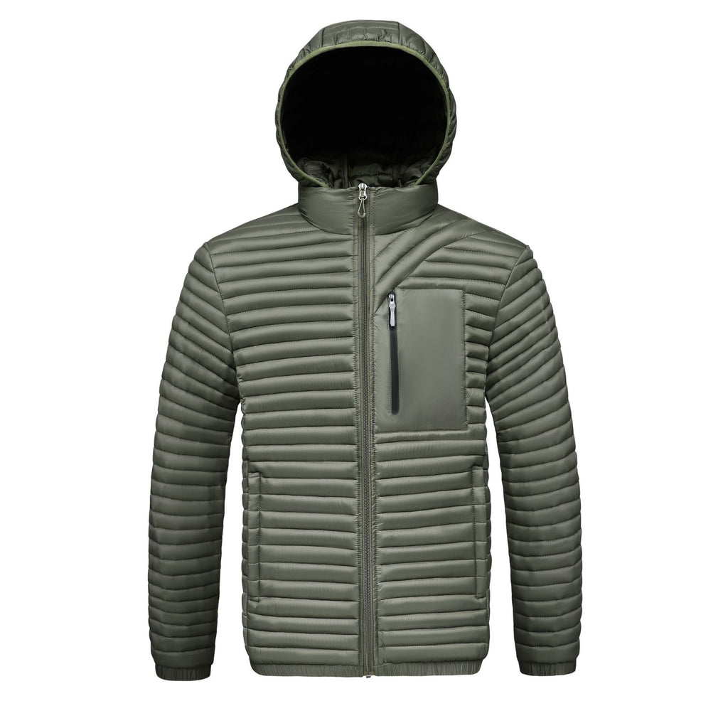 Herren Winterjacke mit abnehmbarer Kapuze
