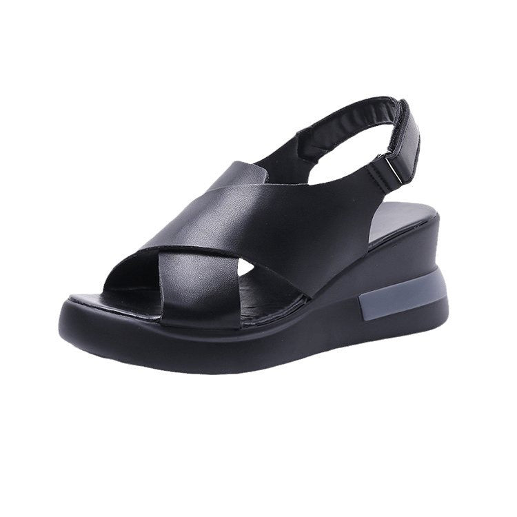 Keile Sandalen mit Peep Toe – Bild 5 | LuxeStyle