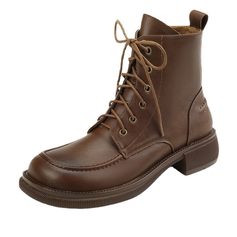 Martin Boots aus Leder mit Schnürung