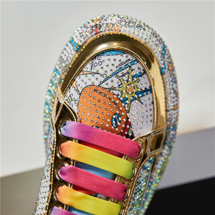 Damen Plateau-Sneaker mit Schnürung – Bild 5 | LuxeStyle