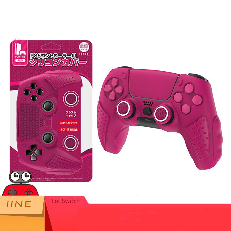 PS5 Controller Silikon-Schutzhülle mit Stick-Caps