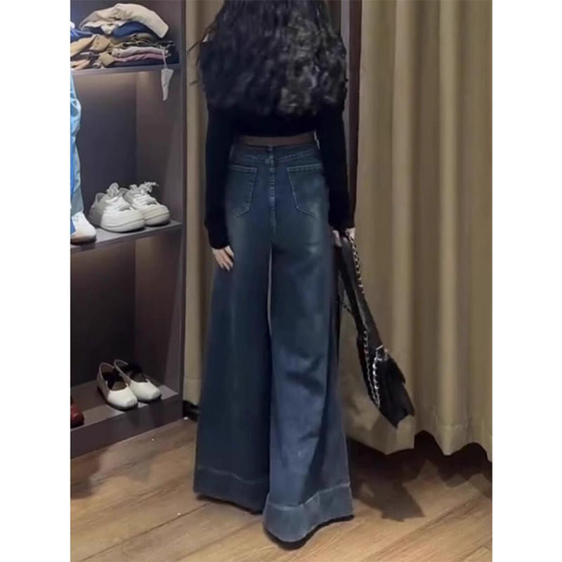 Stretch-Jeans mit weiter Passform
