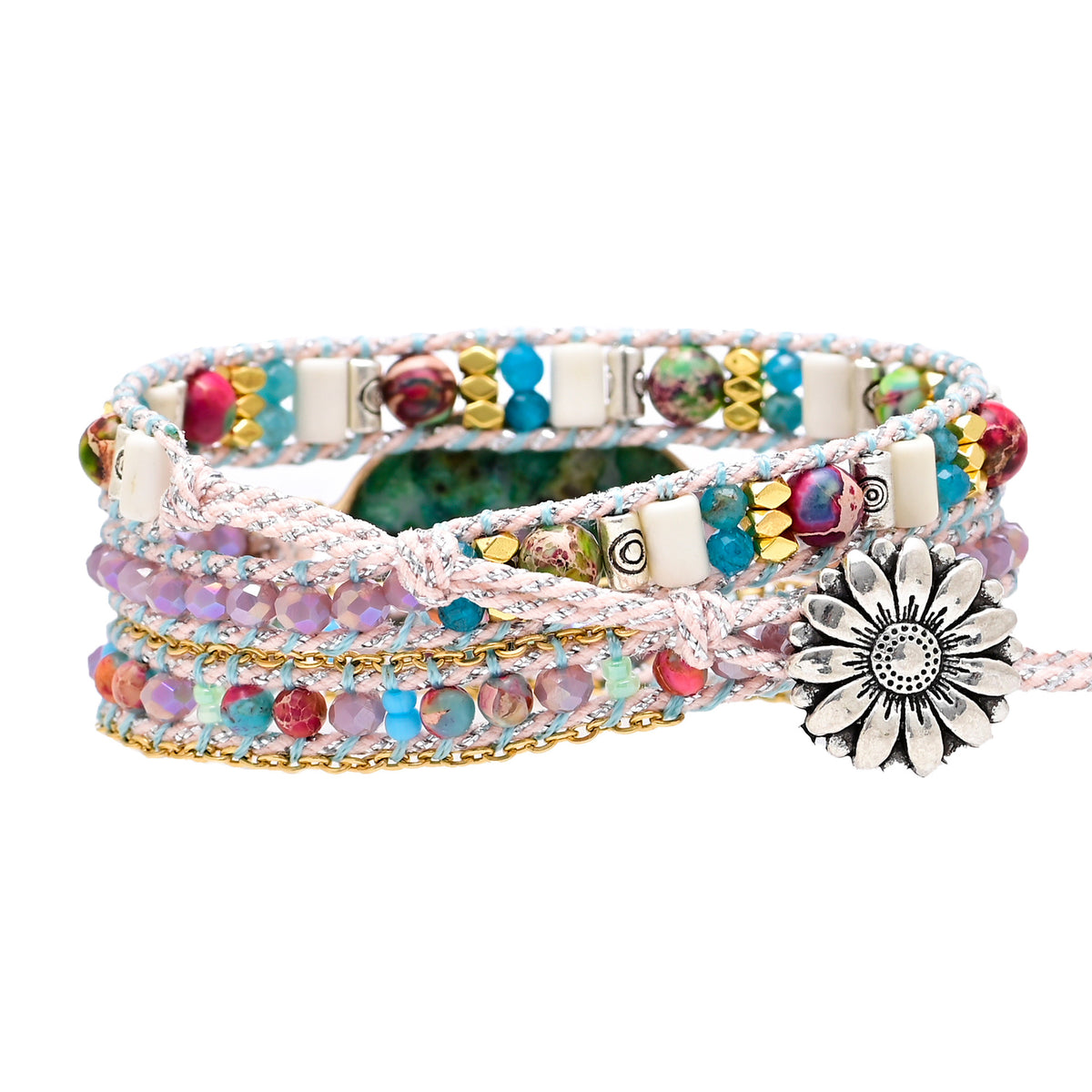 Damen Armband mit Farbblock-Steinperlen – Bild 5 | LuxeStyle