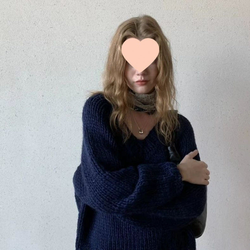 Handgestrickter Pullover