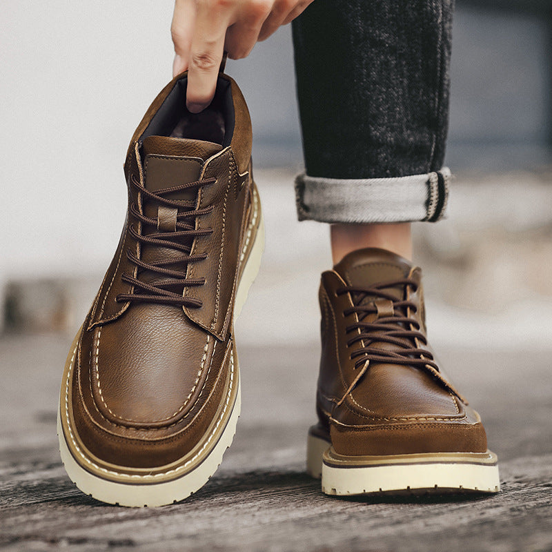 Retro Plattform Martin Boots für Herren – Bild 5 | LuxeStyle