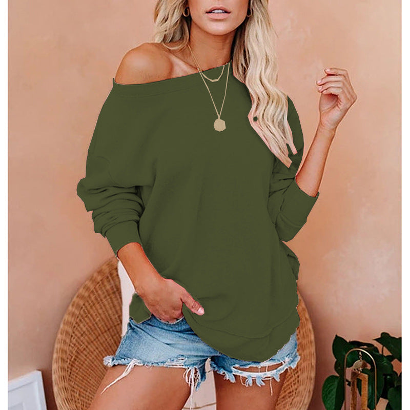 Sportlicher Langarm-Hoodie mit Kapuze